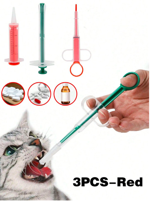 Dog Cat Pill Tablet Capsule Popper Piller Dispenser Syringe Gun Giver Tool