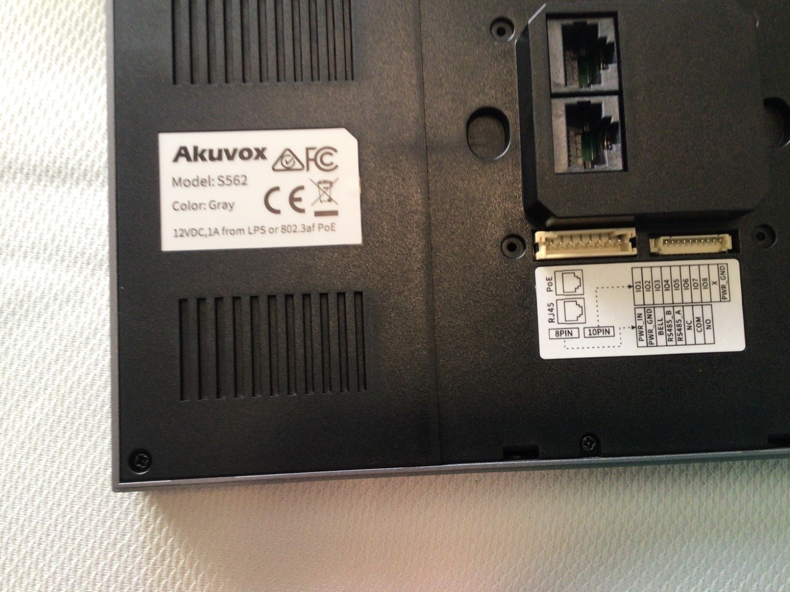 AKUVOX S562 Luxury Smart Indoor Monitor 7” Smart intercom for Home Integration