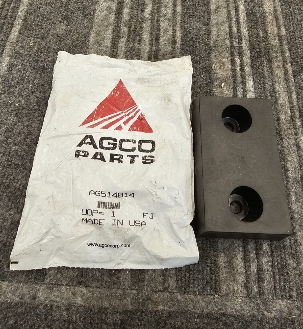 AGCO AG514814: Bumper Pad Replacement Fits Massey Ferguson