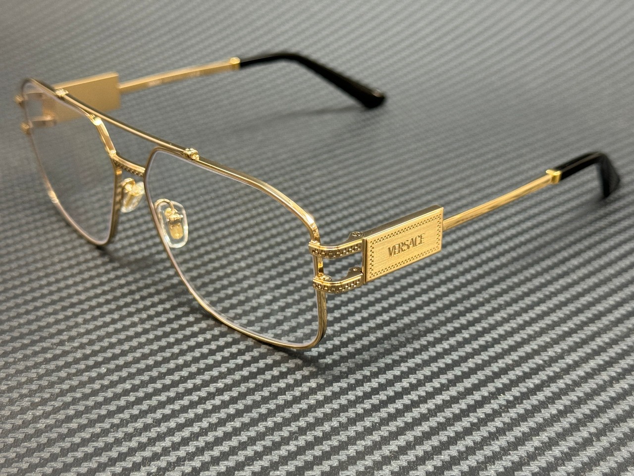VERSACE VE1302 1002 Gold Men's 59 mm Eyeglasses