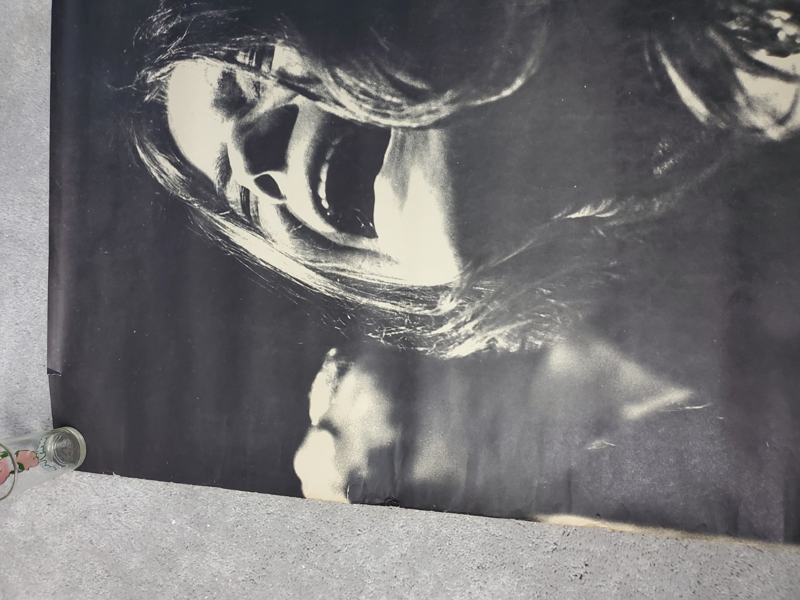 Original 1969 Janis Joplin 30x41 inch rolled Poster Huge Rare Portrait