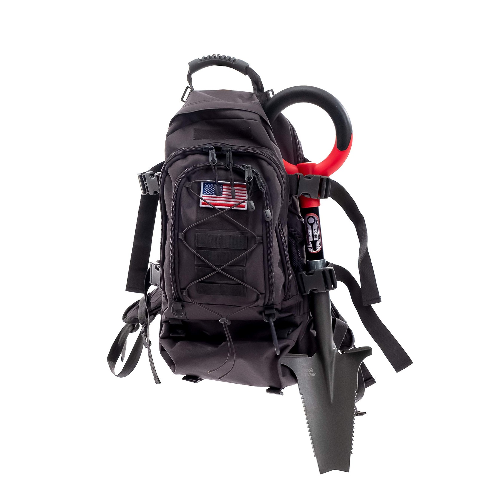 22411, Mini-Digger Shovel, Red