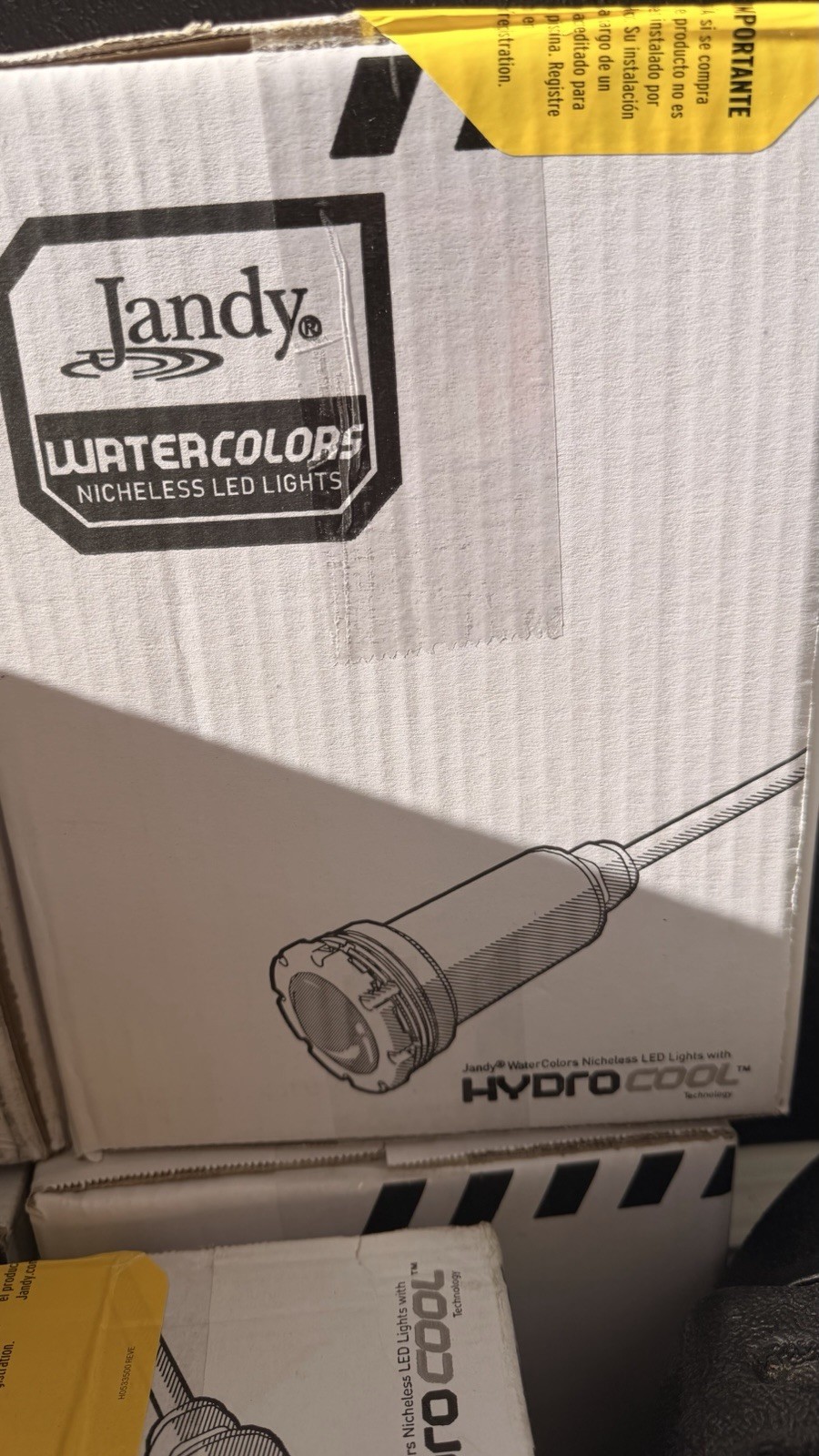 Jandy WaterColors HydroCool Nicheless LED RGBW Pool Spa Light JLU4C12W150