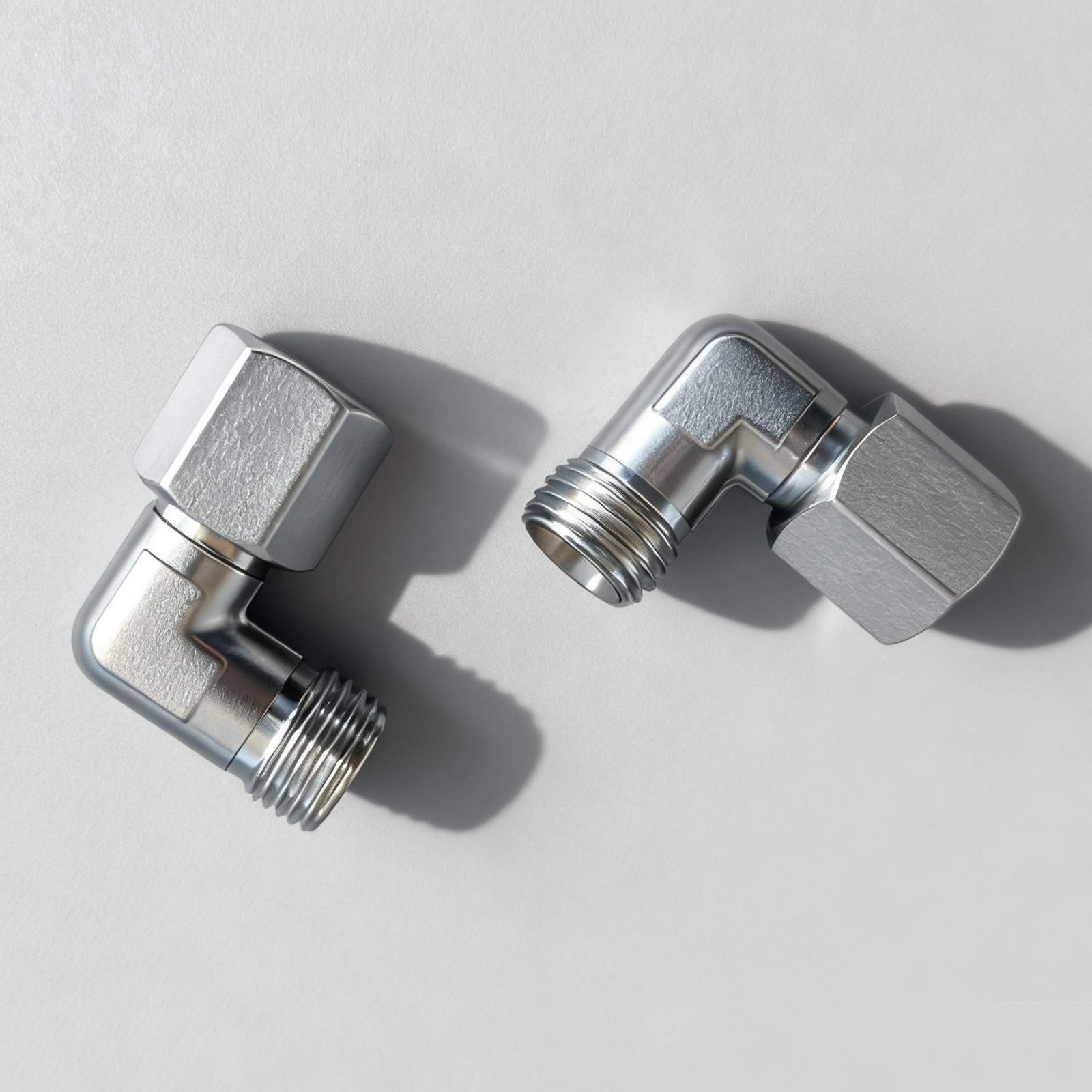 2Pcs For AGT M14x1.5 Din Male To Female 90 Mini Excavator Hydraulic Fittings HOT