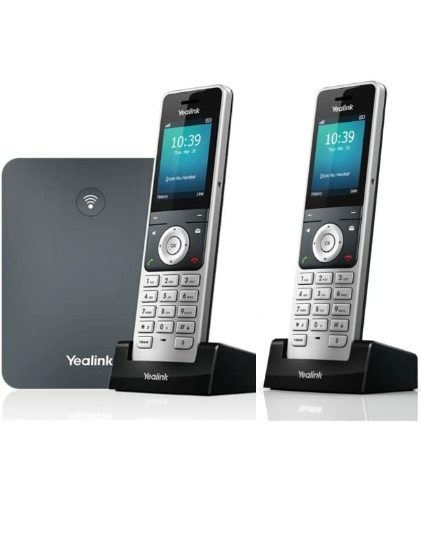 Yealink IP Phone W76P Bundle W70B Base & W56H handset + 1-Unit W56H Handset New