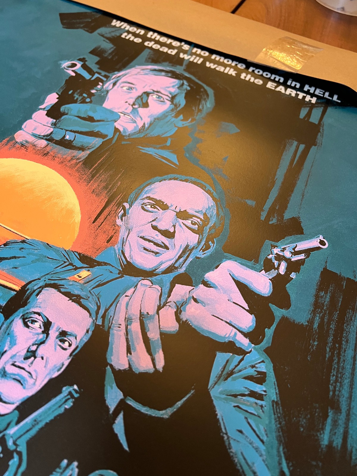 BNG x ISH - DAWN OF THE DEAD (1978) Print by Paul Mann (EMERALD Variant #69/175)