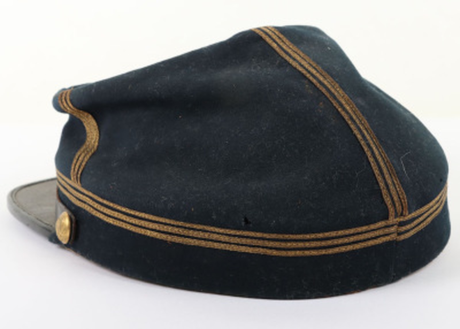 Civil War Union Chasseur Officer Kepi–28th Infantry, Major’s Bullion Insignia