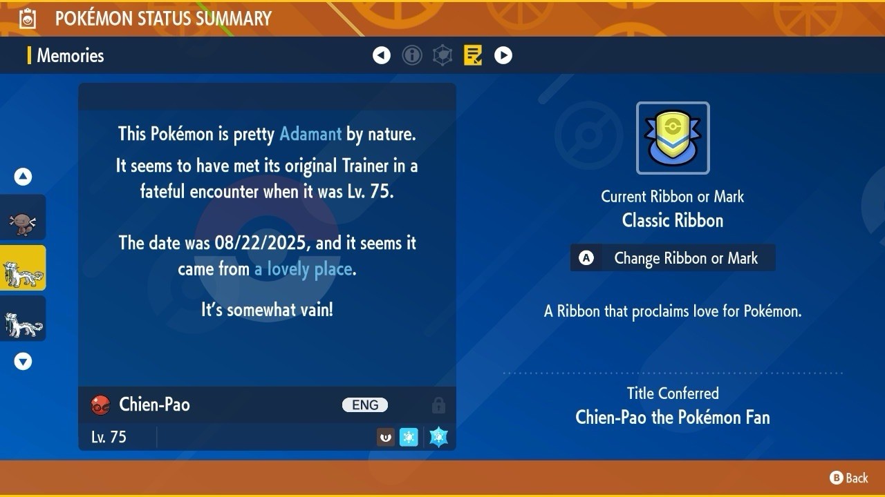 Chien-Pao Shiny Event August 2025 Untouched IV Legit Pokémon Scarlet Violet