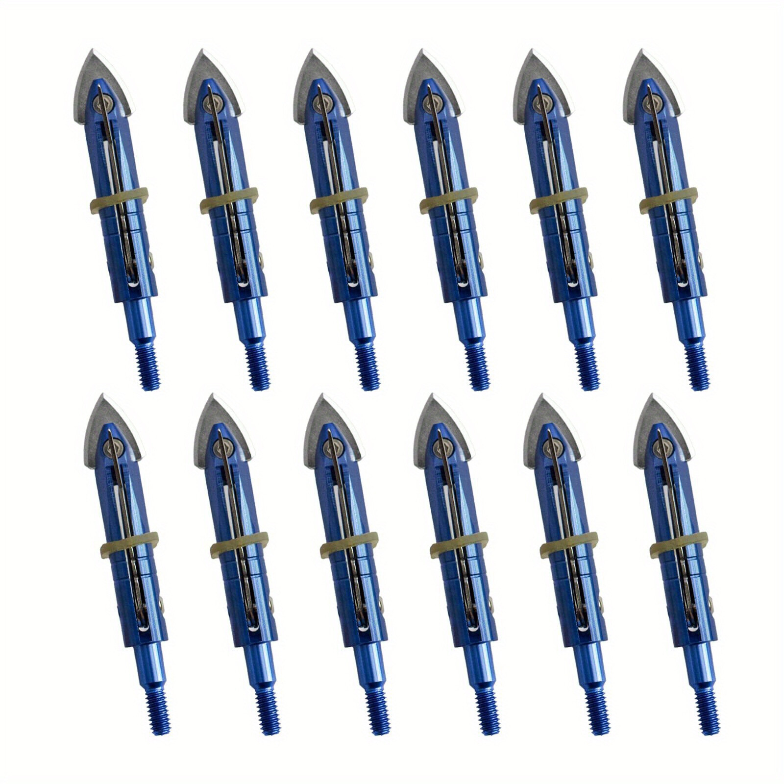 12Pcs 100 Grain 2 Blade Archery Crossbow Broadheads Compound Bow Arrowheads Tips