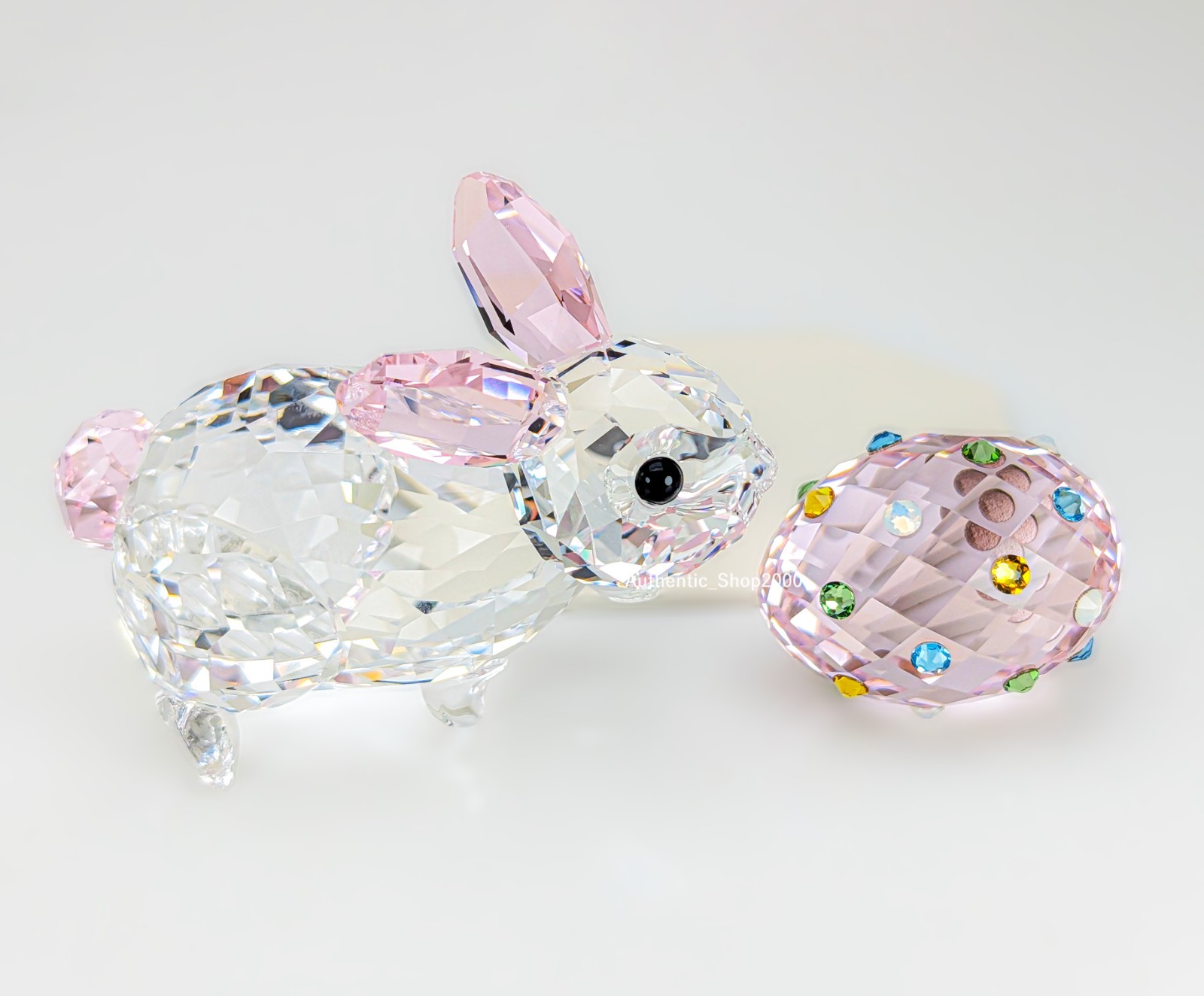 New 100% Authentic SWAROVSKI Crystal Idyllia Rabbit an Egg Figurine Deco 5748224