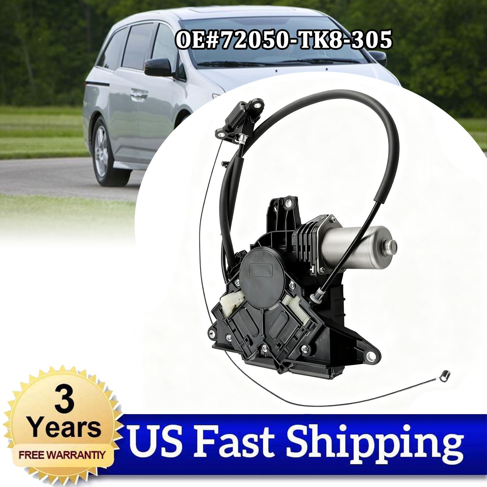 Left Driver Power Sliding Door Motor For Honda Odyssey 2011-2017 72050-TK8-305