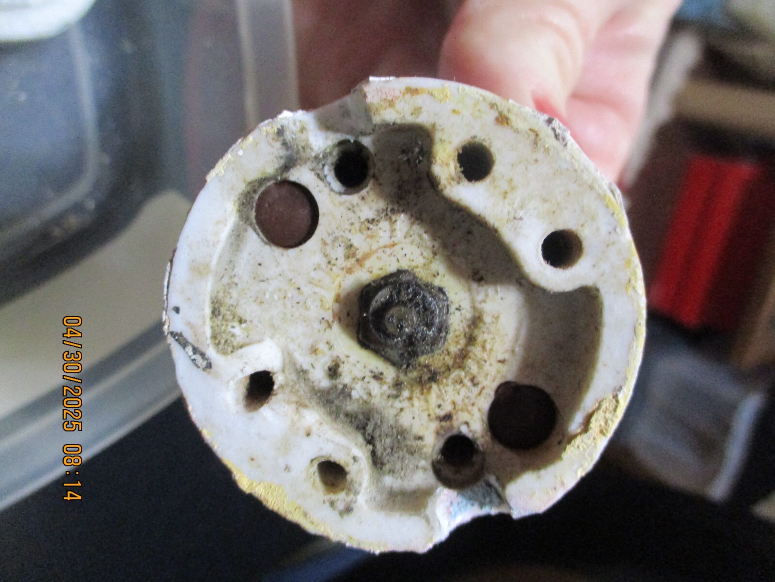 17 PC Vintage Ceramic Porcelain Light Electric Switches Button & toggle & parts