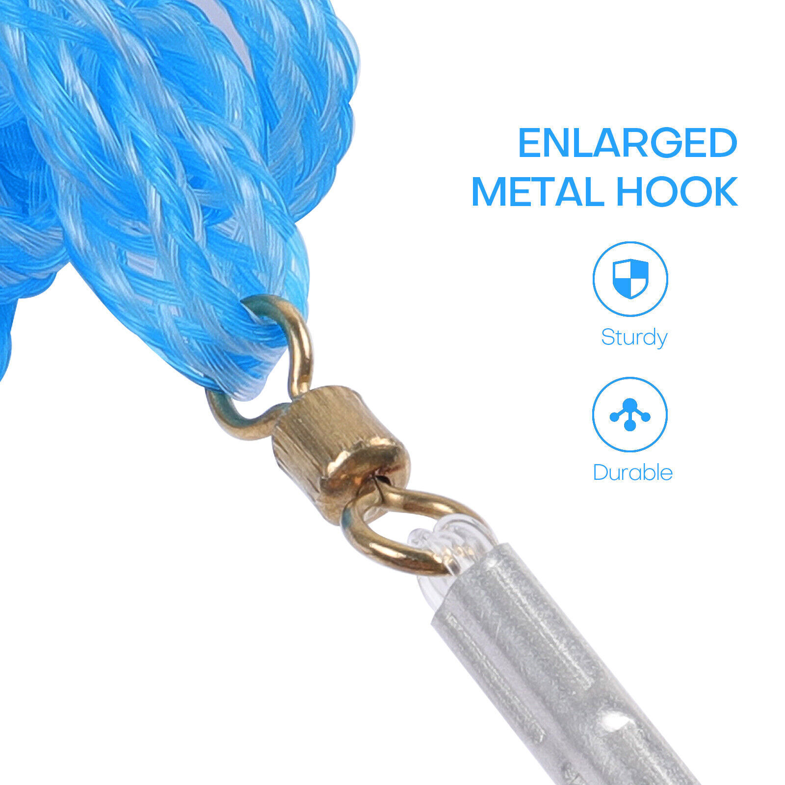 6/8/10/12/16/20FT Fishing Cast Net Bait Easy Throw Hand Cast Nylon Mesh