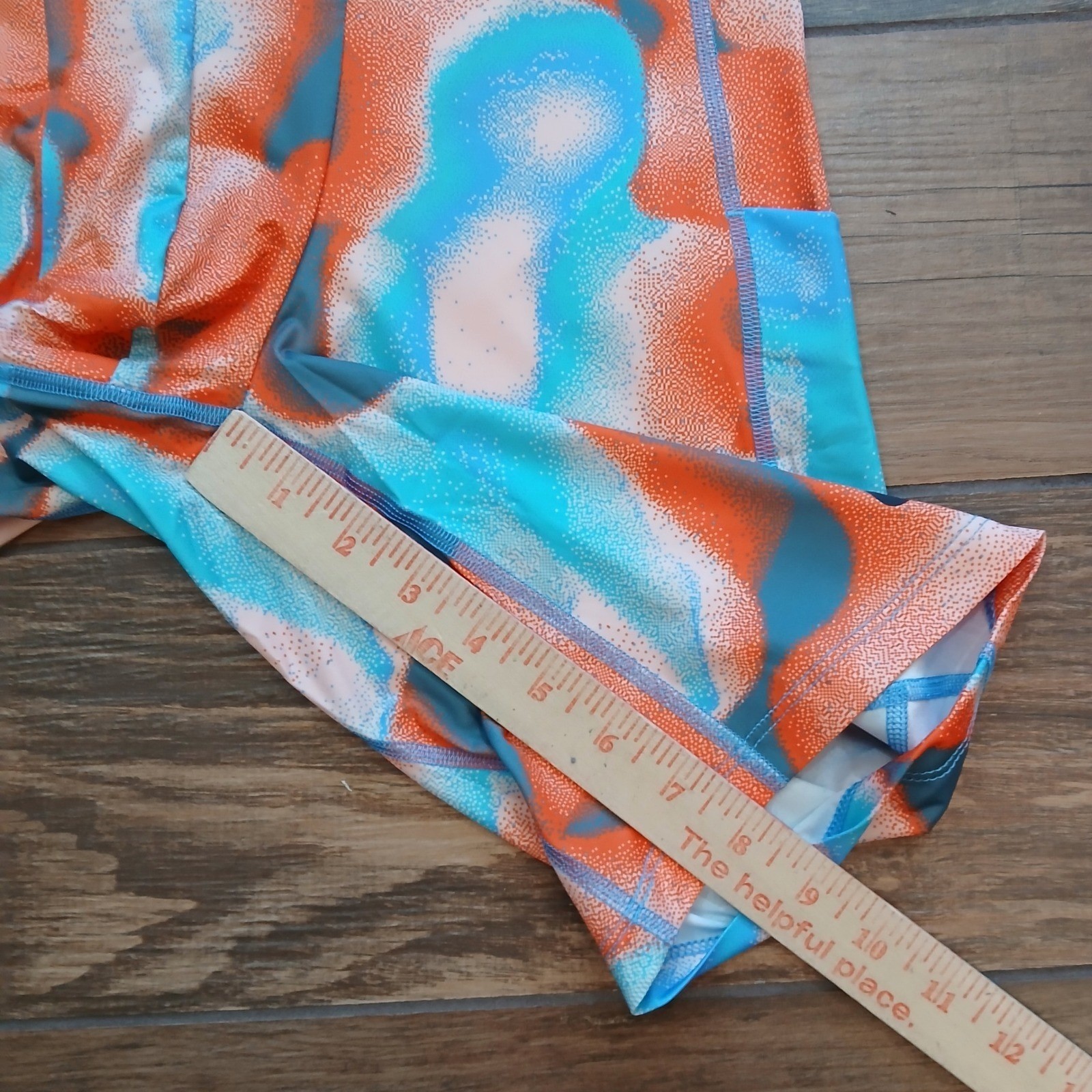 Nike Pro Compression Shorts Mens Large Coral Blue Tight Fit Training Dri Fit *