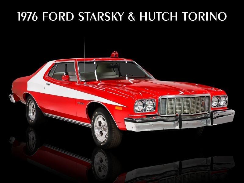1976 Ford Starsky & Hutch Torino NEW METAL SIGN: Free Shipping - 9 x 12"