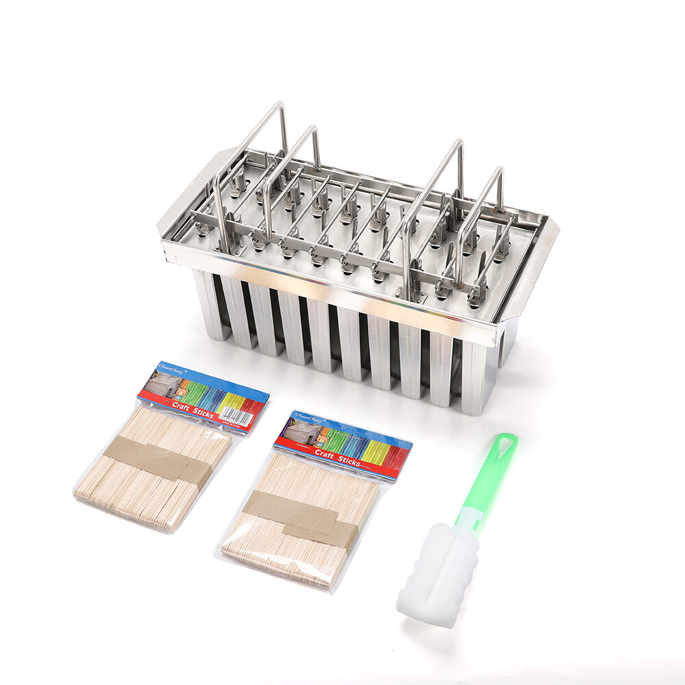 Ice Cream Stick Mold 20pcs Mold Cup Stainless Steel Popsicle Mold Commercial