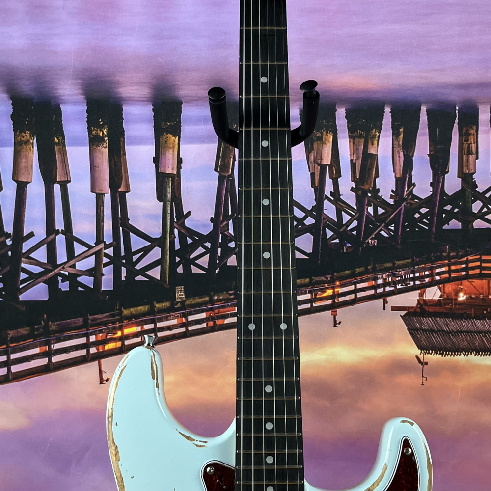 Blue Handed Heavy Relics Aged Electric Guitar Rosewood Fingerboard in stock