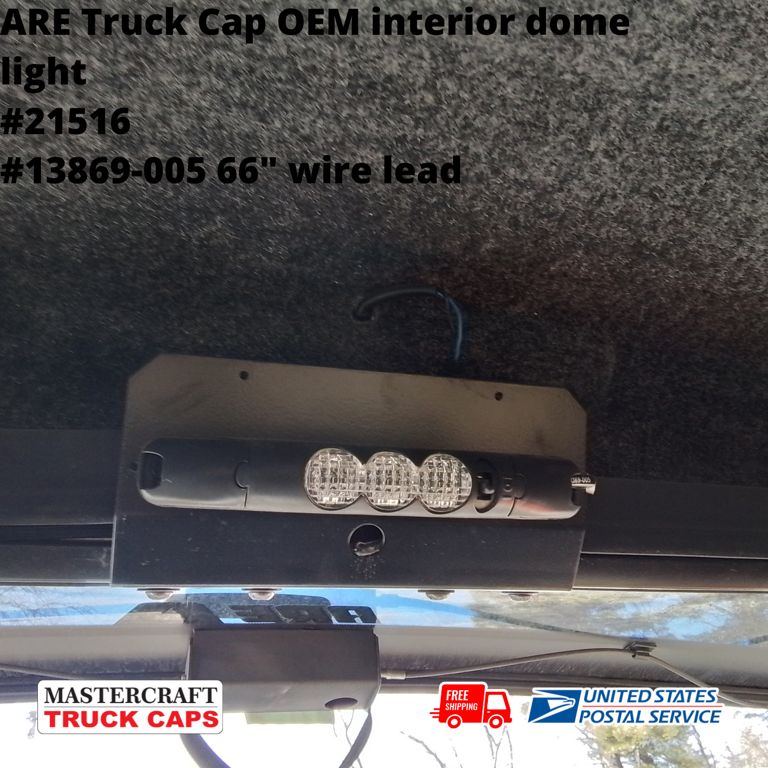 ARE Truck Cap Interior Dome Light #PA-21516