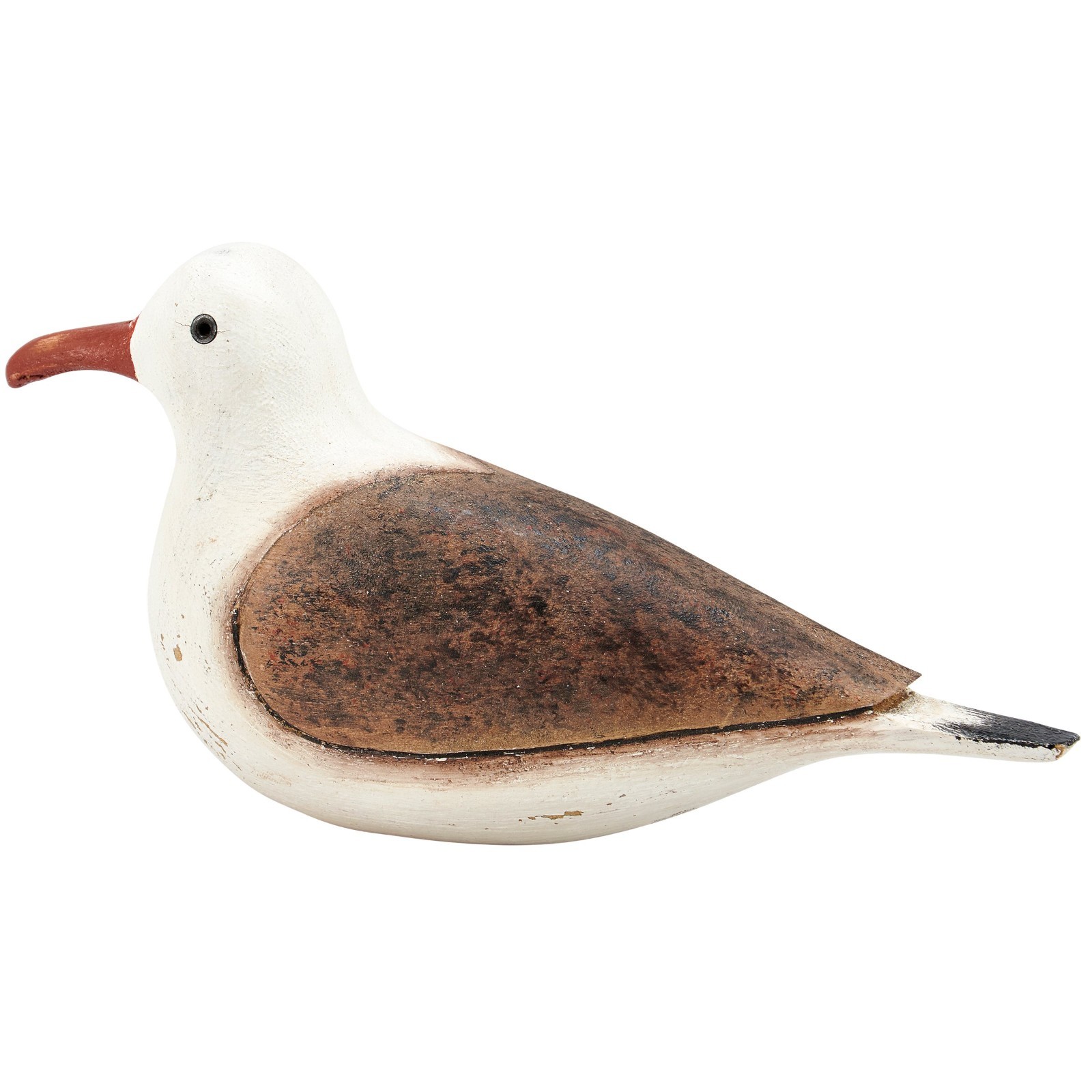 Primitives by Kathy Rustic Resting Seagull Sitter Beach House Decor Sea Bird