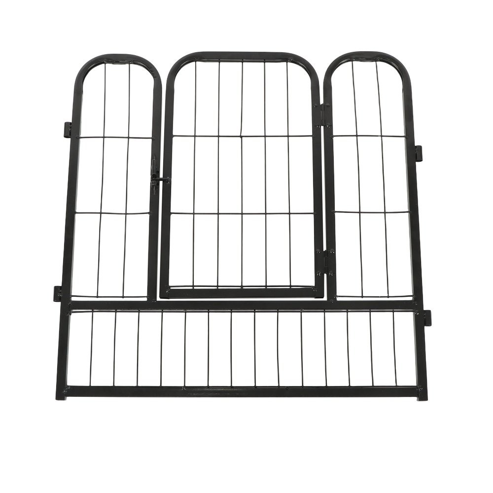 Dog Playpen 24 Inch 16 Panels Heavy Duty Metal Pet Exercise Pen Indoor Outdoor