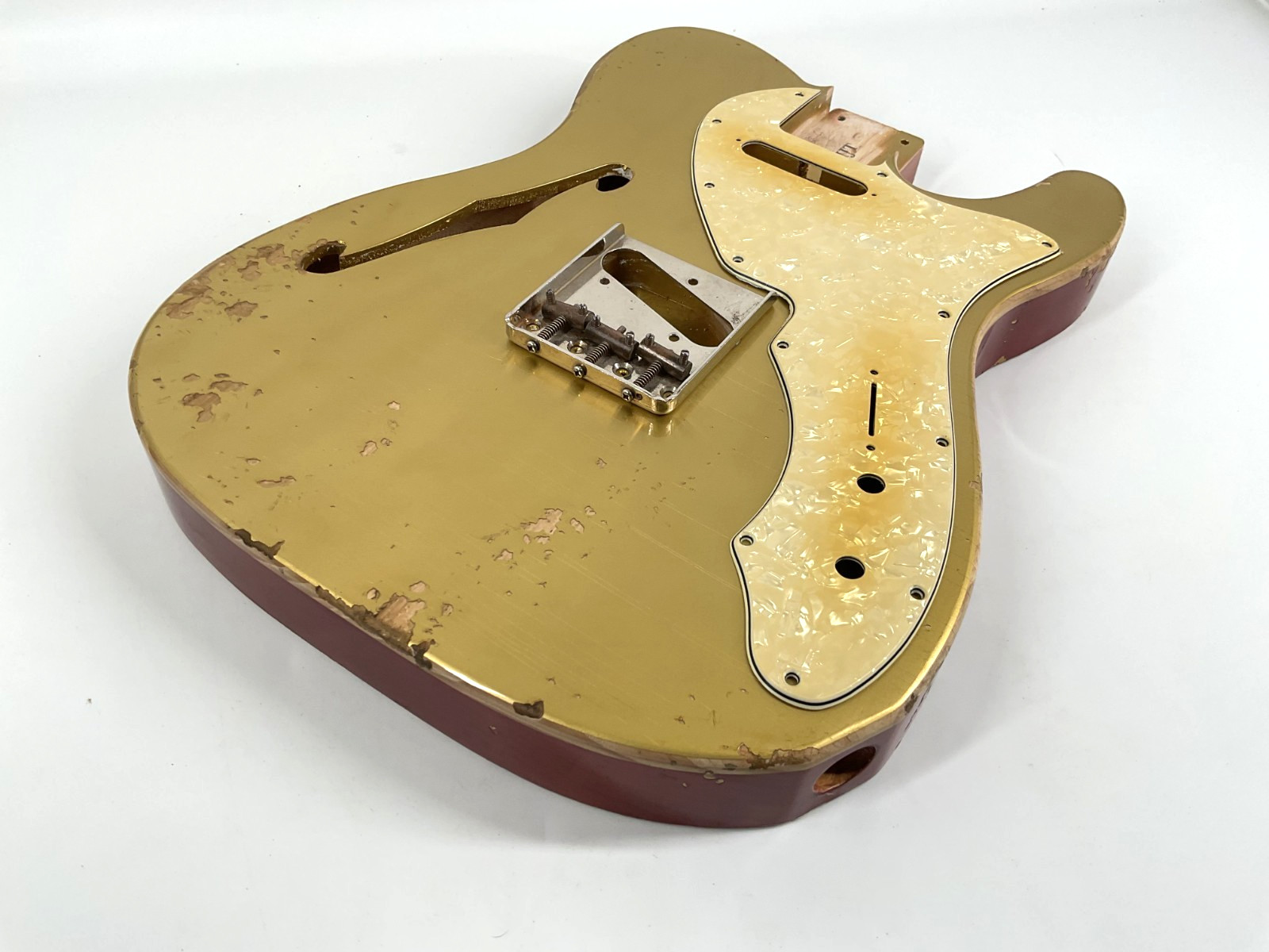 MJT Official Custom Vintage Aged Nitro Guitar Body by Mark Jenny VTL Ash Goldtop