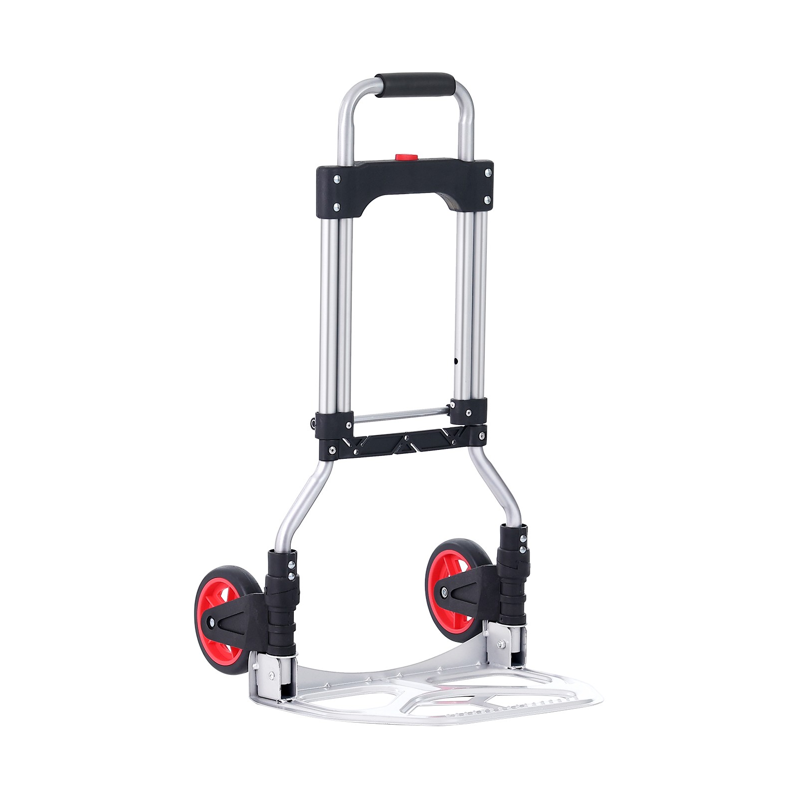 Folding Hand Truck Aluminum Luggage Trolley Cart Dolly 176 lbs Bungee Cord