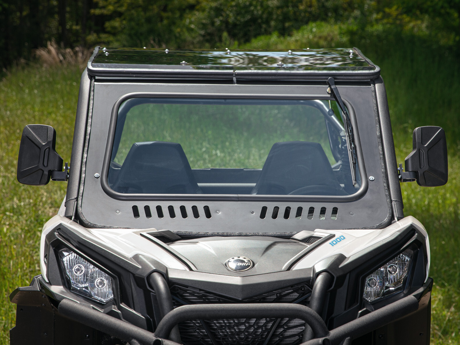SuperATV DOT Approved Glass Windshield for Can-Am Maverick Trail (2018+)