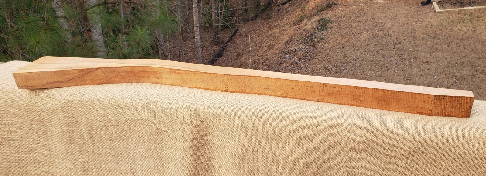 🔥 EXTRA CURLY TIGER MAPLE FULLSTOCK BLANK SLAB MUZZLELOADER LONGRIFLE HAWKEN