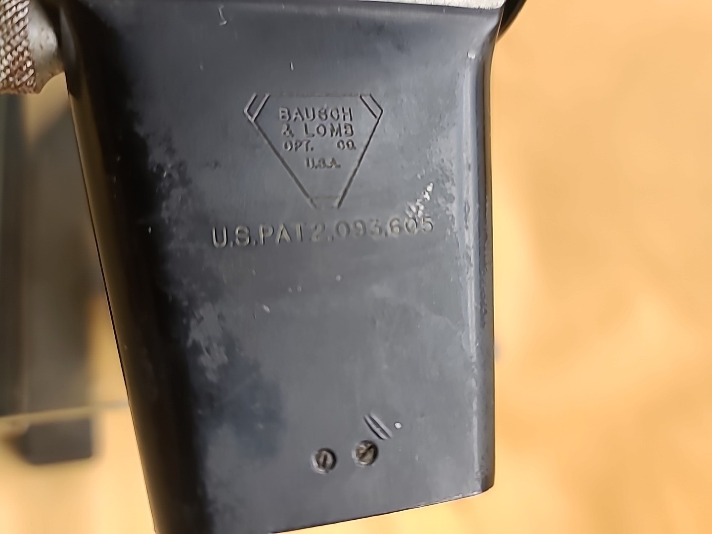 Antique Bausch & Lomb Metallurgical Microscope w/ Illuminator Scientific Lab