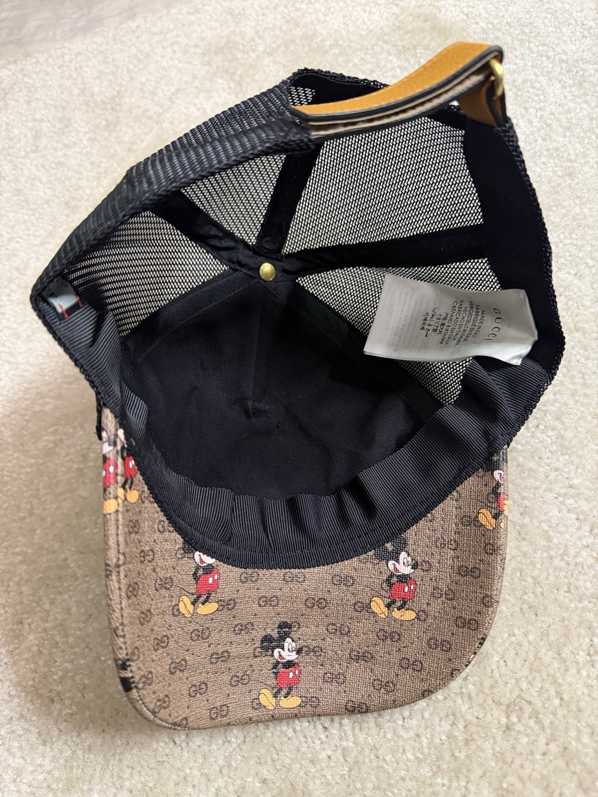 Gucci X Disney Mickey Mouse Trucker Hat