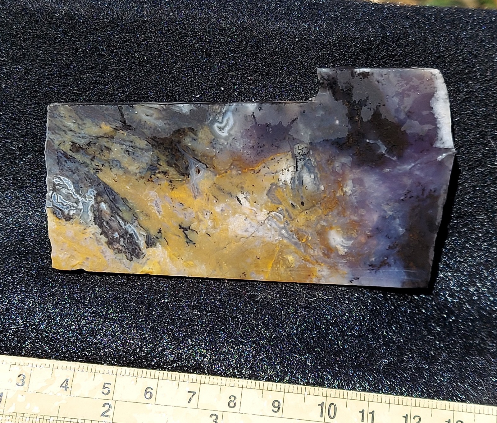 Beautiful Amethyst Sage Chalcedony Pair of Slabs
