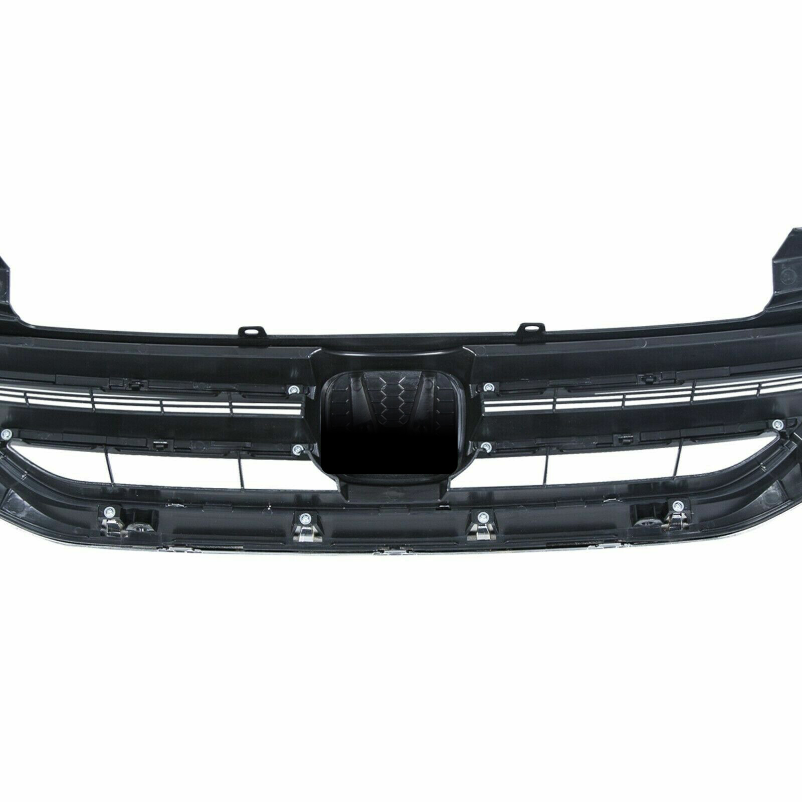 Black & Chrome Front Bumper Hood Grille for Honda Accord 4d 2013-2015 2014