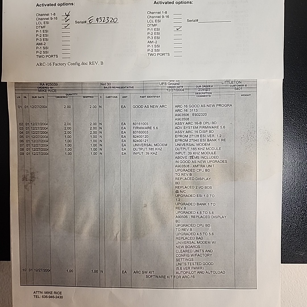 Burk Technology ARC-16 Transmitter Remote Control System