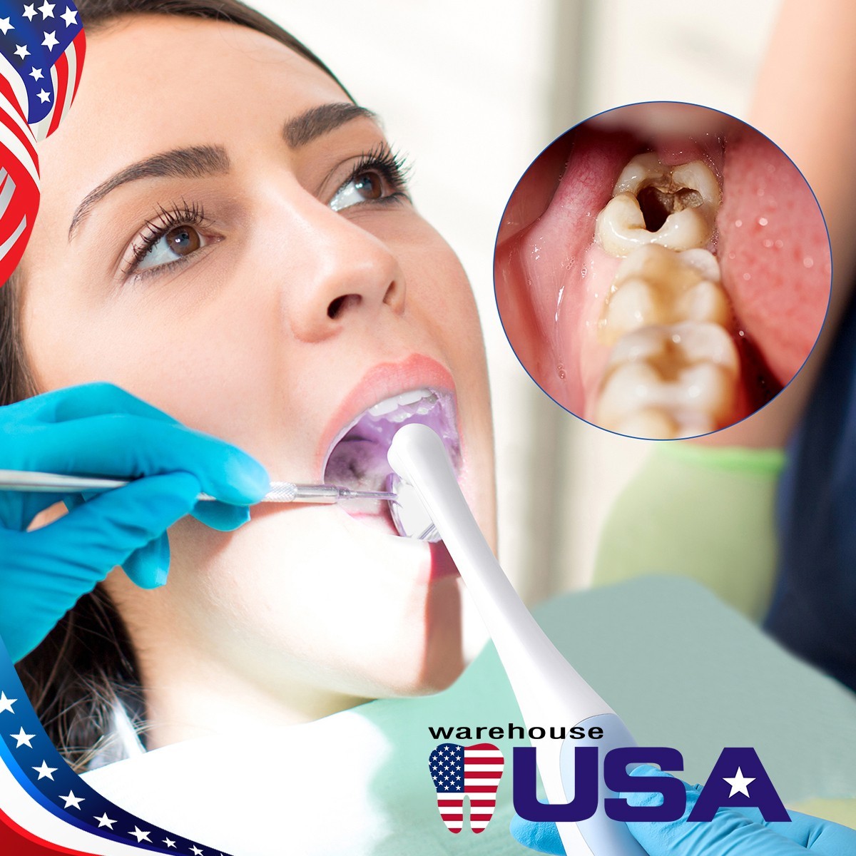 Professional Dental Intraoral amera USB 1920P with Freeze Button Apple/Type-