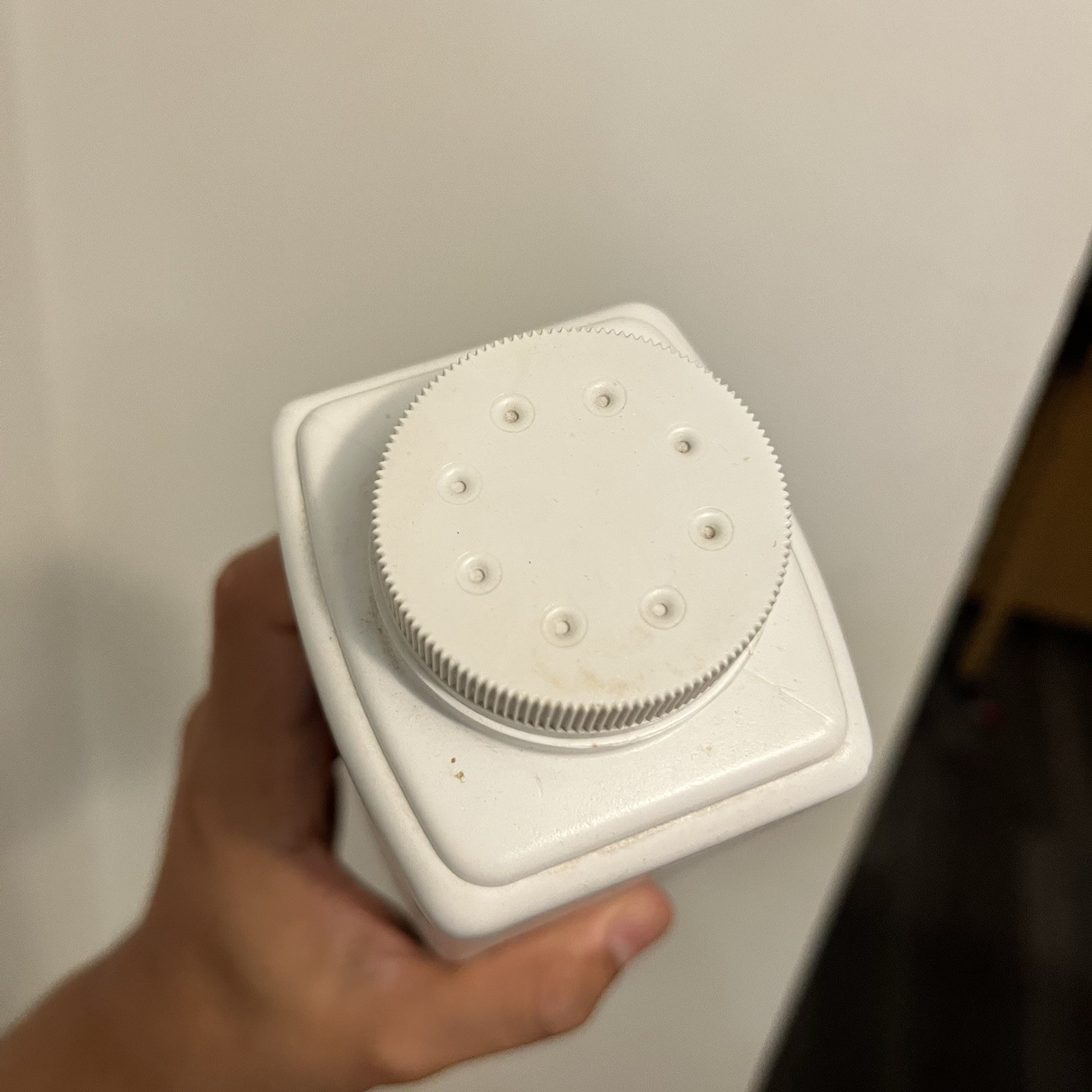 Vintage Johnson's Baby Powder Embossed Back Talc Square 14oz