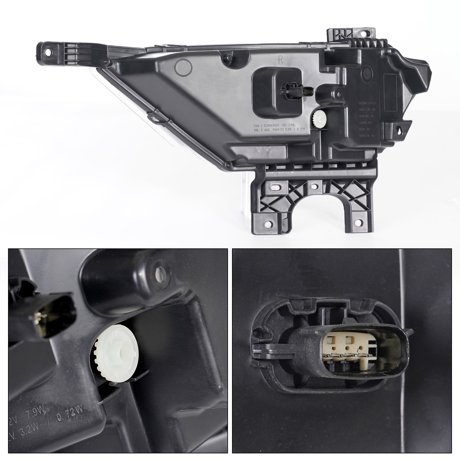 Front Bumper Assembly Kit w/Fog Light For 2021-2023 Ford F-150 w/Bracket 13pcs