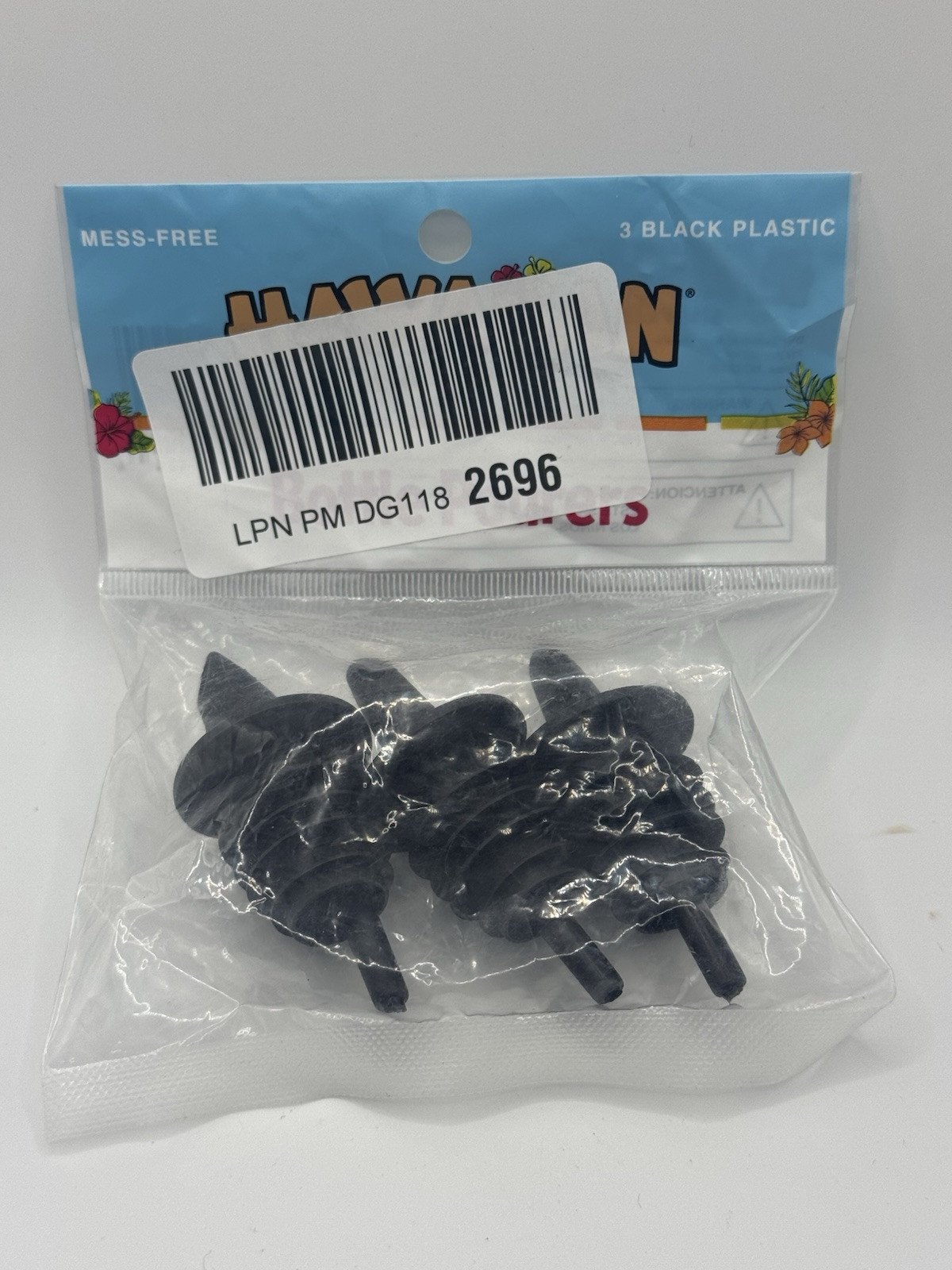 (3 Pack) Hawiian Shaved Ice Bottle Pourers Mess-Free Snow Cones