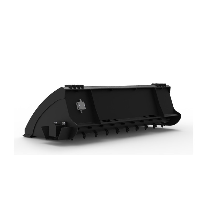 72in LandHonor Rake Bucket Hydraulic Teeth Soil Conditioner Skid Attachment