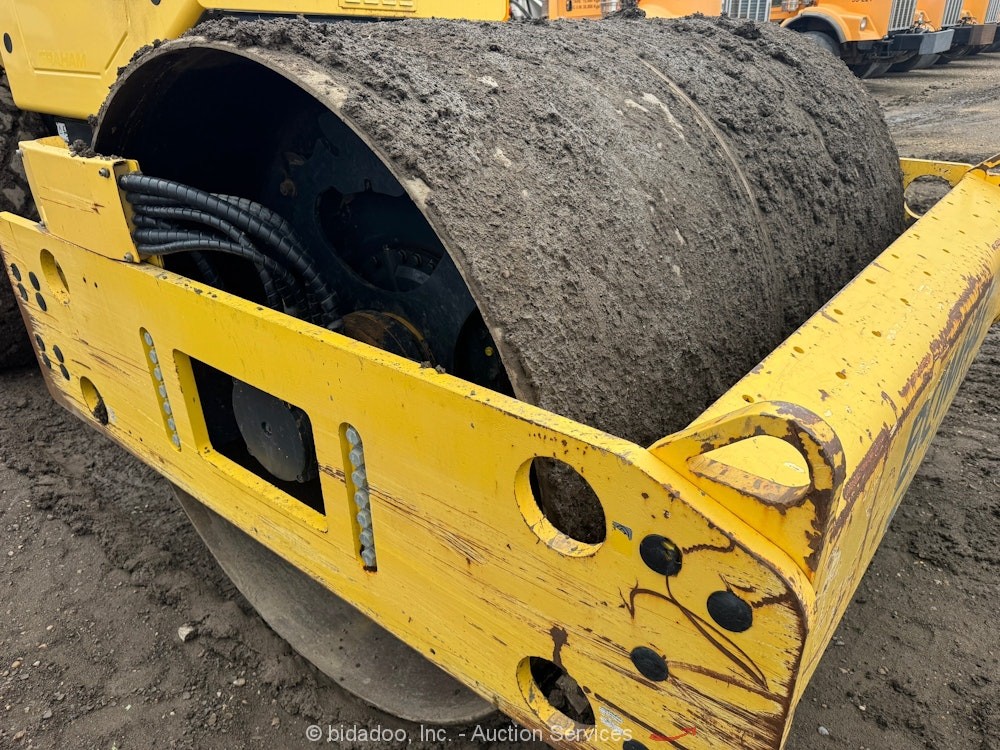2012 Bomag BW211D-40 84" Smooth Single Drum Roller Vibratory Compactor bidadoo