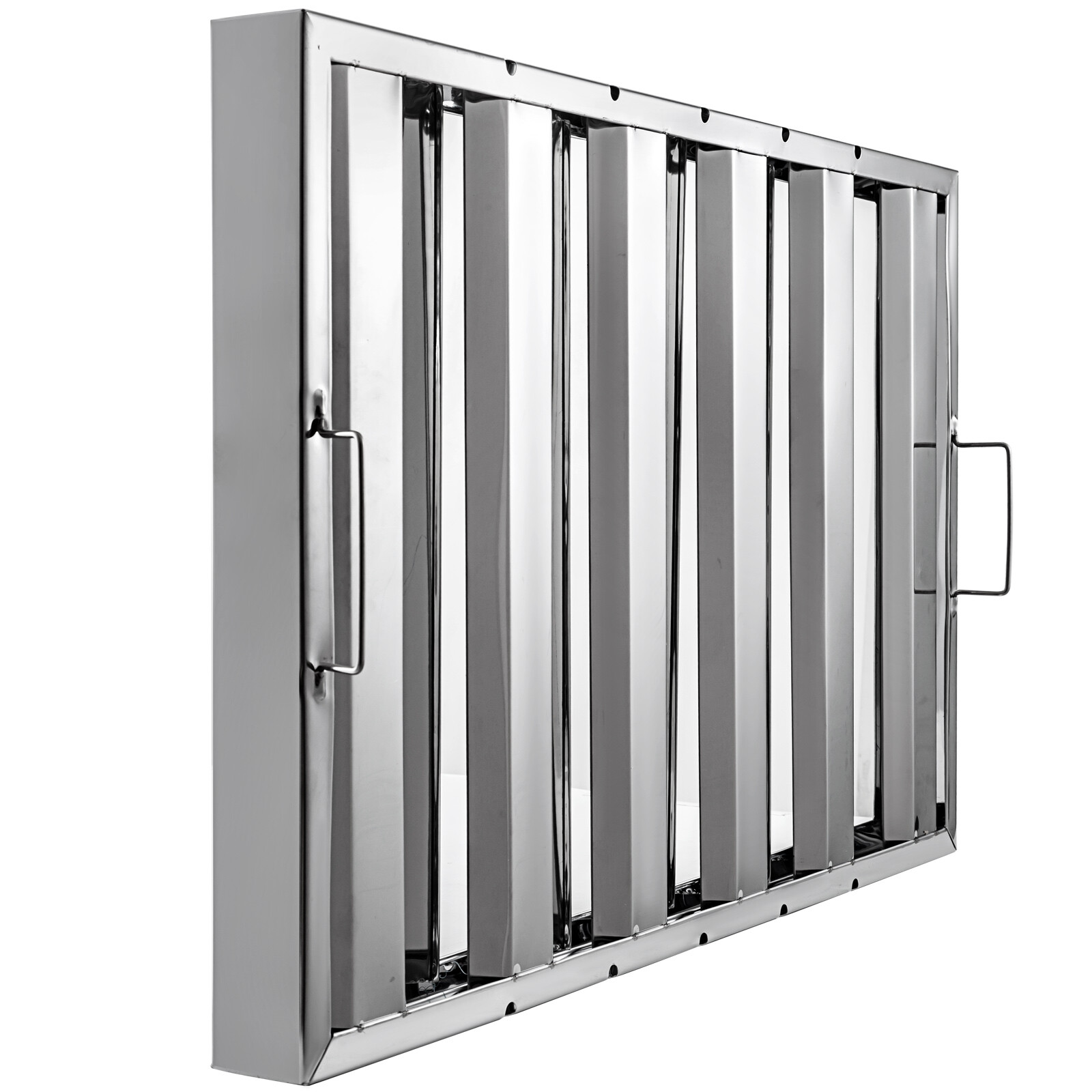 VEVOR 6Pcs 16/20/25"Commercial Hood Grease Exhaust Filter Baffle Stainless Steel