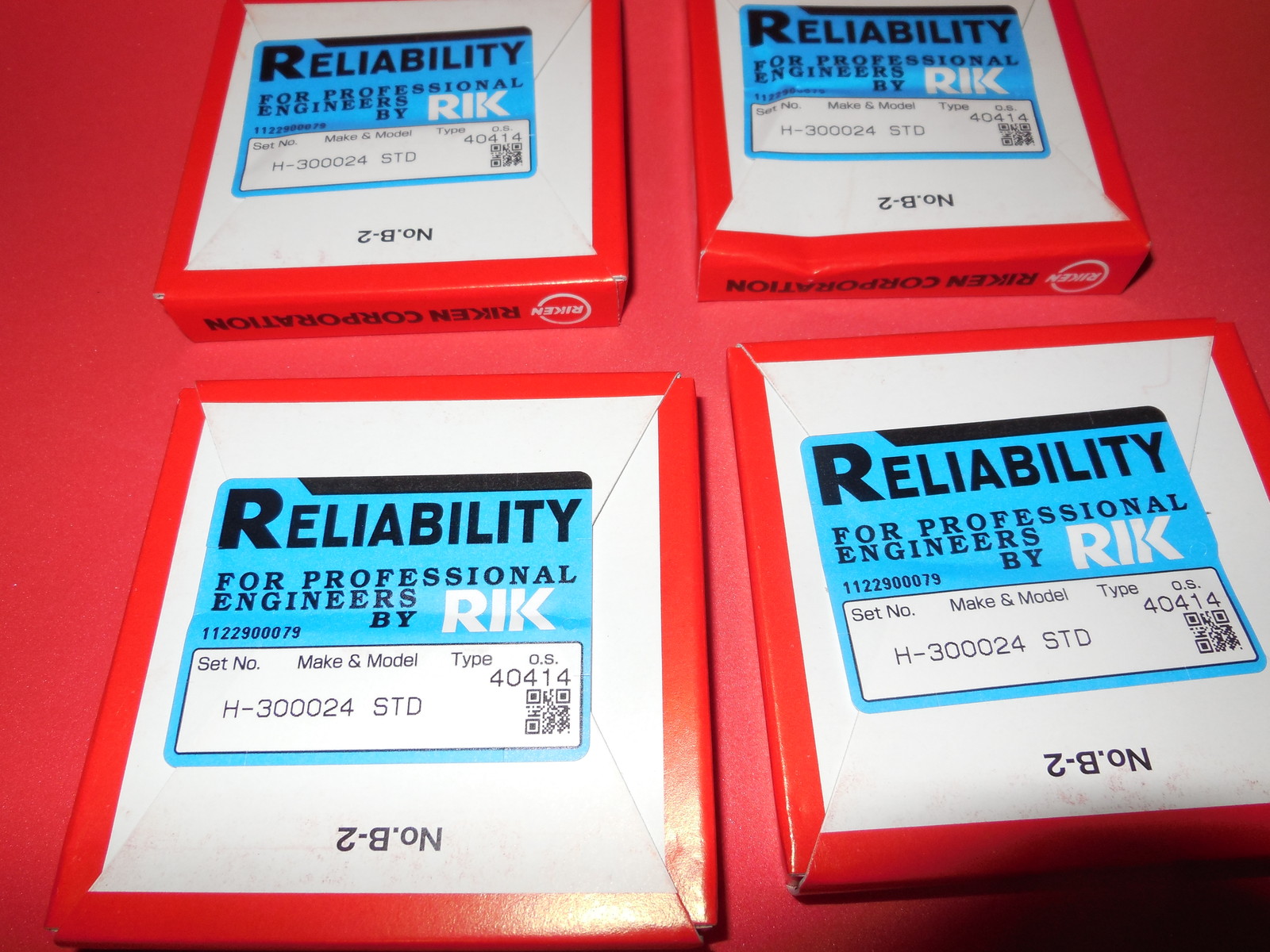 CB750 Piston Rings STD. 4 Sets Honda 69-76 CB750K (Do 4 pistons) 13011-300-024