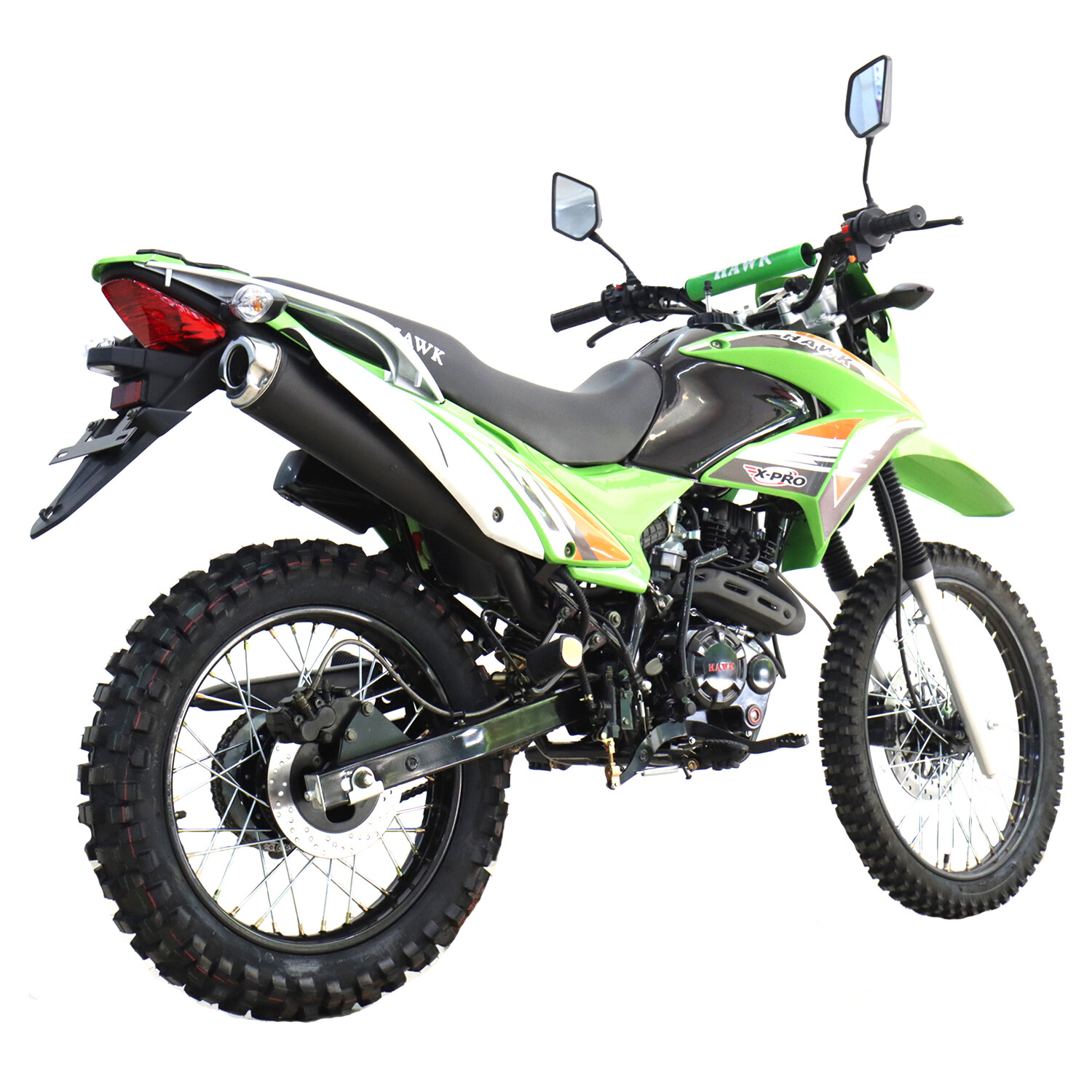 X-PRO Hawk 250 Dirt Bike Dual Sports Enduro Street Bike Motorcycle Free Shipping