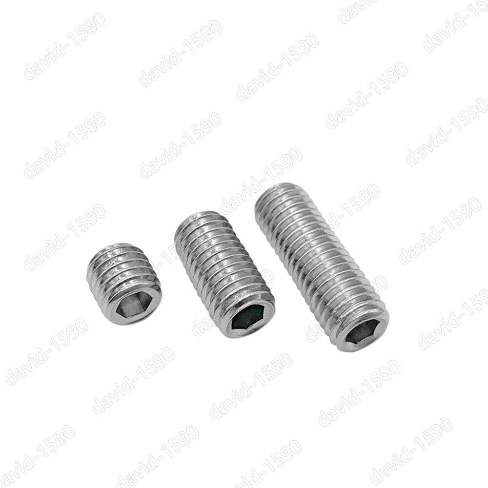 304 Stainless Steel Hex Socket Set Screw Cup Point Grub Screws 2# 4# 5# 6# 8#