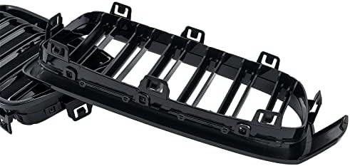 Front Kidney Grille Double Slats Fits 2012 2018 3 Series