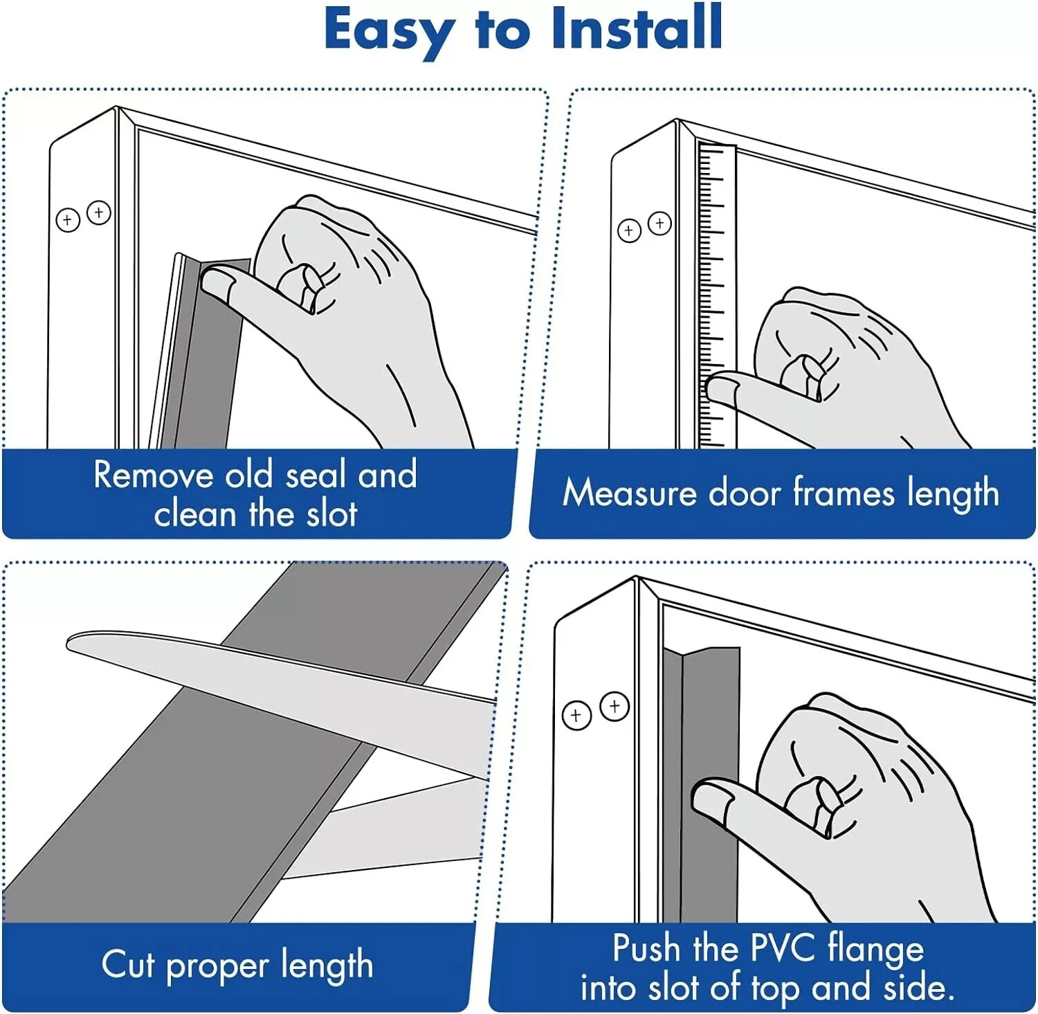 Weather Stripping Door Seal V Shaped Q Foam Kerf Weather Strip Soundproof 24FT W