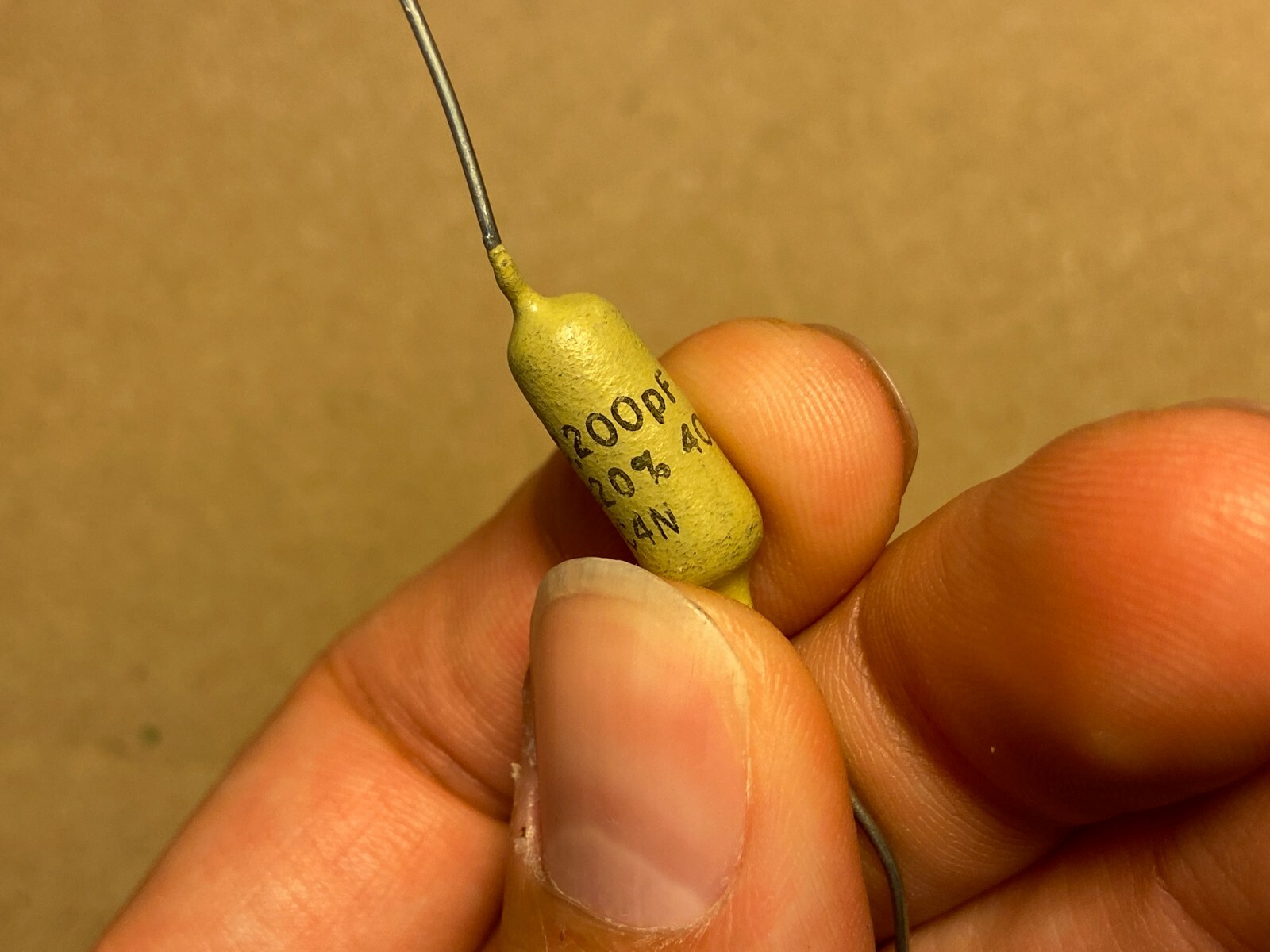 NOS Vintage Mullard .0022 uf 400v Mustard Capacitor Guaranteed 2200 pf (Qty Ava)