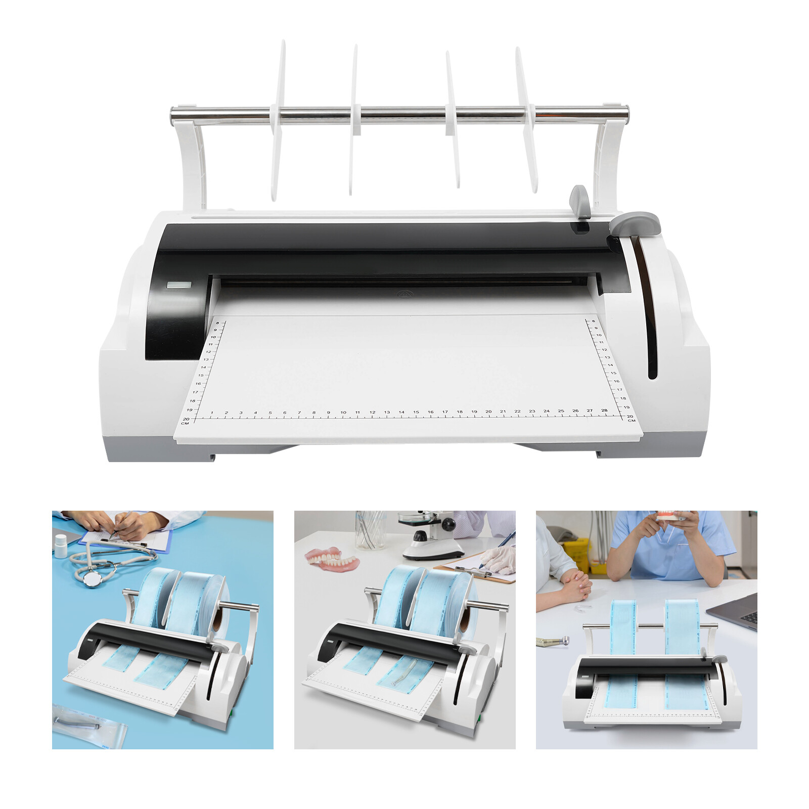 110V 300mm Commercial Sterilization Bag Sealing Machine Oral Sealer With Bracket