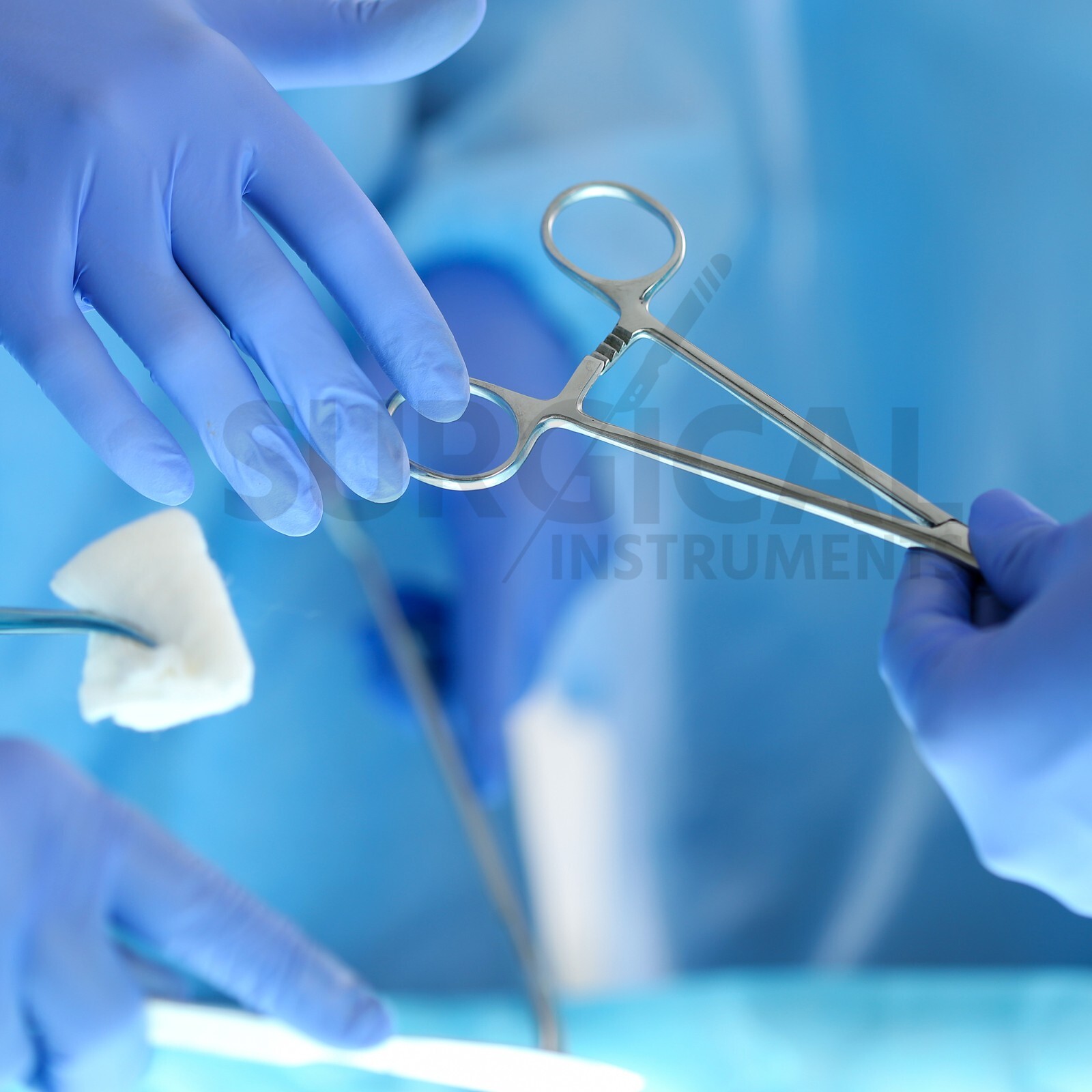 2 Pcs Set 8" Straight + Curved Hemostat Forceps Locking Clamps German Grade