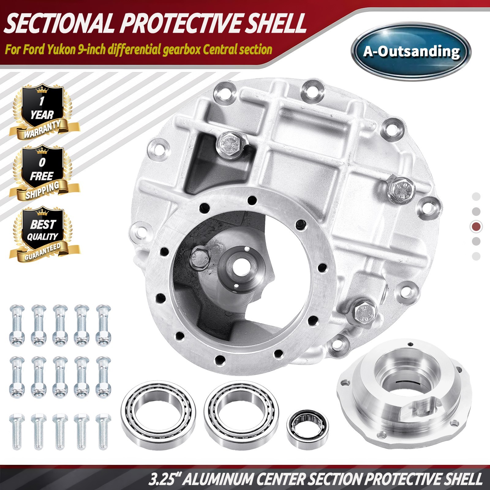 3.25in Aluminum Center Section Case for Ford Yukon 9 Inch Differential Case