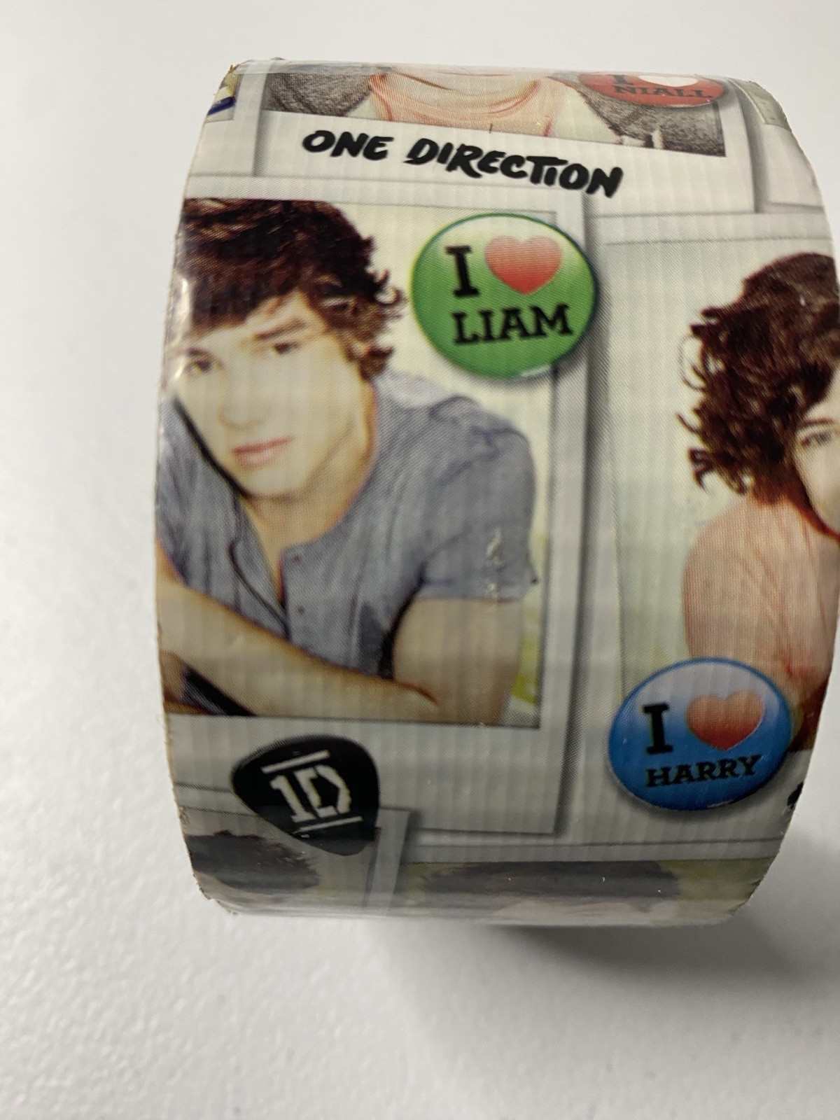 ONE DIRECTION Duct Tape 2011 Duck Tape Brand Boy Band RARE FIND Almost Full Roll
